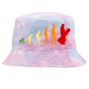 Human Evolution Of Snowboarding Tie-Dyed Bucket Hat