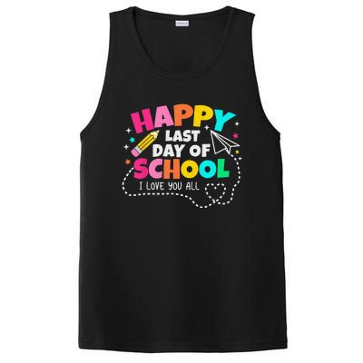 Happy End Of School Year Teachers Graduation PosiCharge Competitor Tank