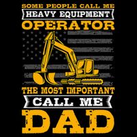 Heavy Equipment Operator Excavator FatherS Day Dad Sustainable Bucket Hat