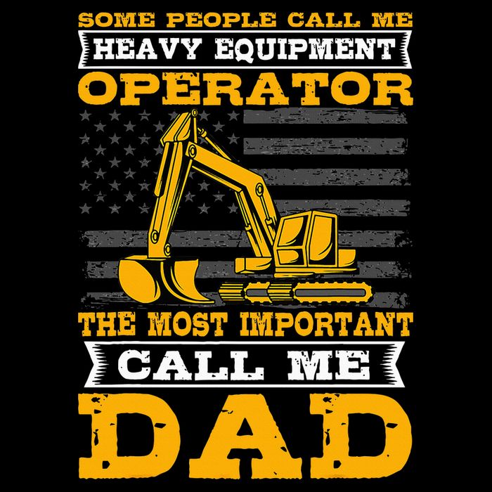 Heavy Equipment Operator Excavator FatherS Day Dad Sustainable Bucket Hat