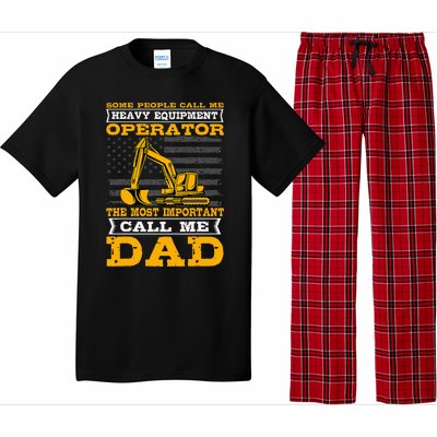 Heavy Equipment Operator Excavator FatherS Day Dad Pajama Set