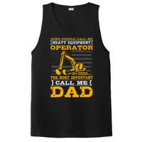 Heavy Equipment Operator Excavator FatherS Day Dad PosiCharge Competitor Tank