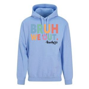 Happy End Of School Year Teacher Summer Bruh We Out Teachers Gift Unisex Surf Hoodie