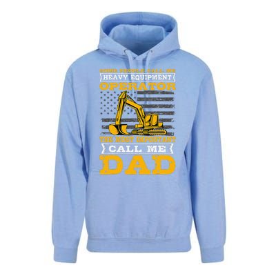 Heavy Equipment Operator Excavator Fathers Day Dad Unisex Surf Hoodie