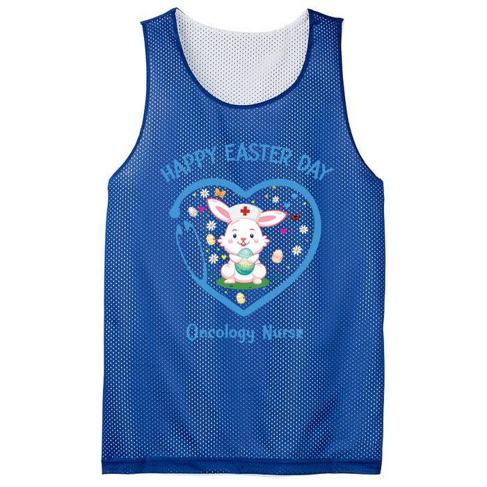 Happy Easter Oncology Nurse Gift Cute Nurse Easter Day Gift Mesh Reversible Basketball Jersey Tank