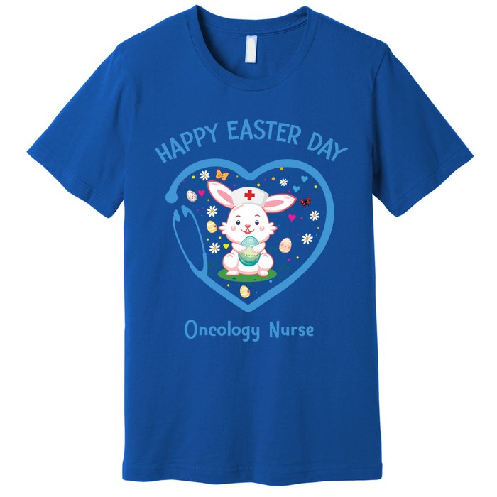 Happy Easter Oncology Nurse Gift Cute Nurse Easter Day Gift Premium T-Shirt