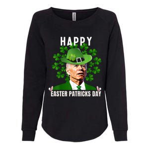 Happy Easter Patricks Day Funny Joe Biden St Patricks Day Great Gift Womens California Wash Sweatshirt