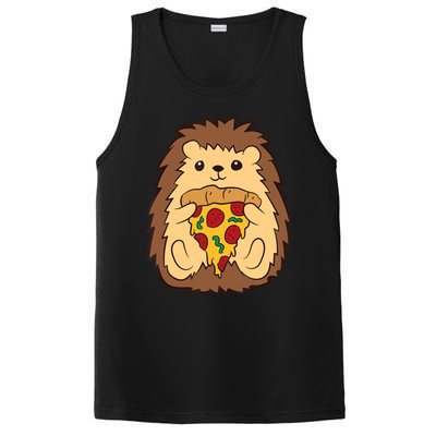 Hedgehog Eating Pizza Fast Food Pizza Hedgehog PosiCharge Competitor Tank