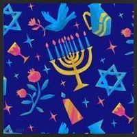 Hanukkah Elements Pattern Tumbler