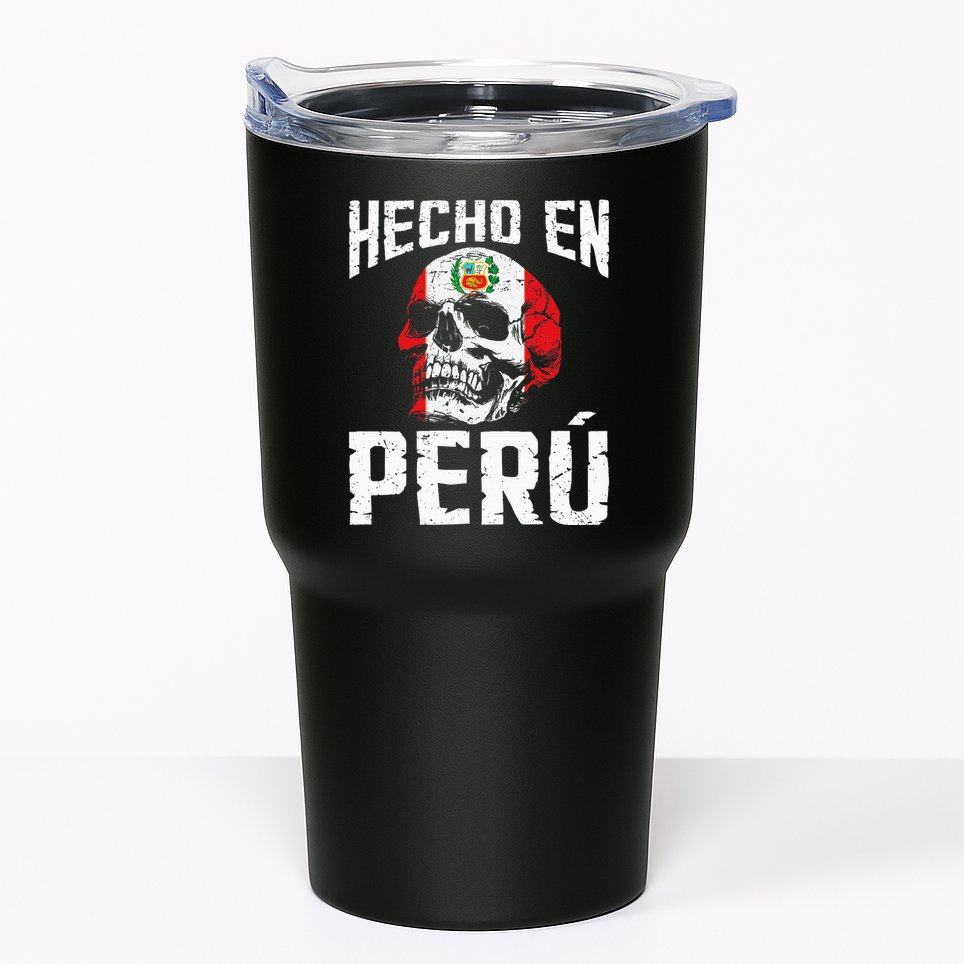Hecho En Perú Peruvian Heritage Peruvian Flag Peru Tumbler