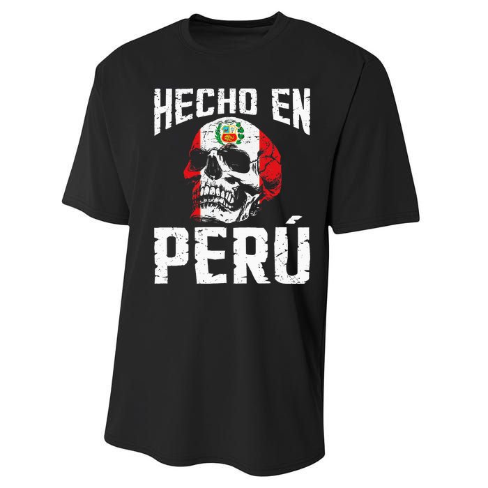 Hecho En Perú Peruvian Heritage Peruvian Flag Peru Performance Sprint T-Shirt