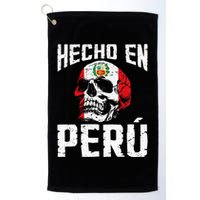 Hecho En Perú Peruvian Heritage Peruvian Flag Peru Golf Towel