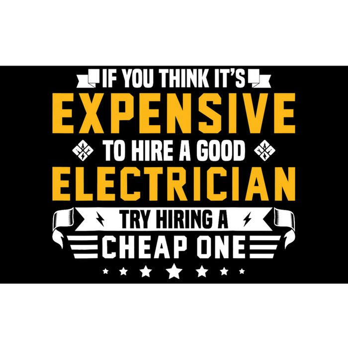 Humorous Electrician Pun Funny Electrician Technician Bumper Sticker