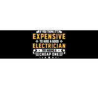 Humorous Electrician Pun Funny Electrician Technician Bumper Sticker