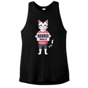 Harris Election President Walz 2024 Ladies PosiCharge Tri-Blend Wicking Tank