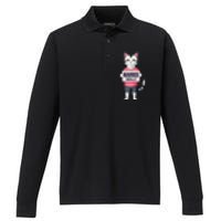 Harris Election President Walz 2024 Performance Long Sleeve Polo