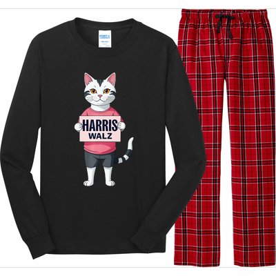 Harris Election President Walz 2024 Long Sleeve Pajama Set