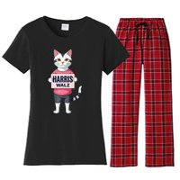 Harris Election President Walz 2024 Women's Flannel Pajama Set