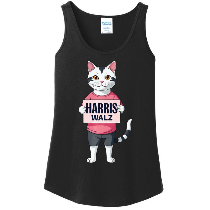 Harris Election President Walz 2024 Ladies Essential Tank