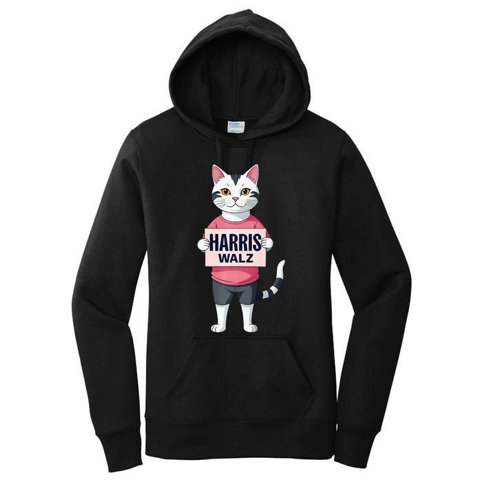 Harris Election President Walz 2024 Women's Pullover Hoodie