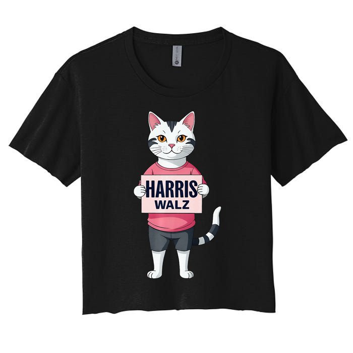 Harris Election President Walz 2024 Women's Crop Top Tee