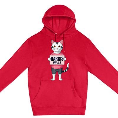 Harris Election President Walz 2024 Premium Pullover Hoodie