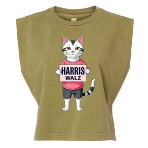 Harris Election President Walz 2024 Garment-Dyed Women's Muscle Tee