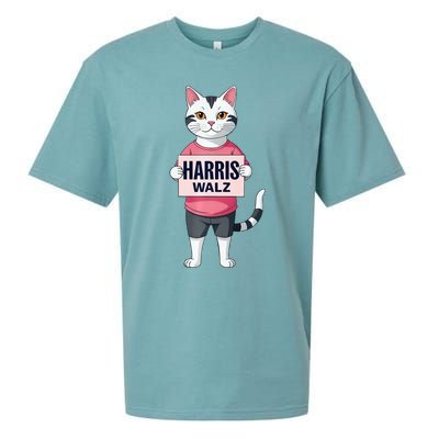 Harris Election President Walz 2024 Sueded Cloud Jersey T-Shirt