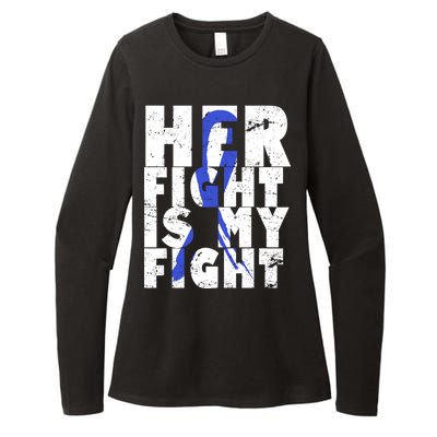 Her Fight ALS  Awareness Womens CVC Long Sleeve Shirt