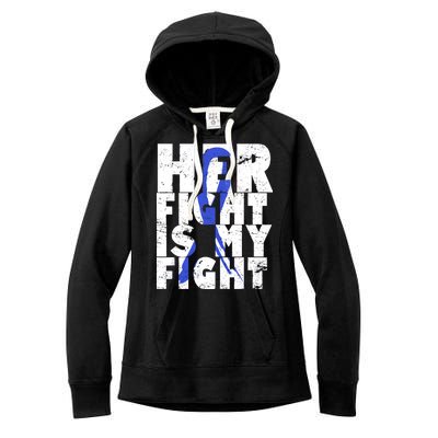 Her Fight ALS  Awareness Women's Fleece Hoodie