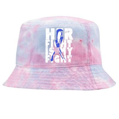 Her Fight ALS  Awareness Tie-Dyed Bucket Hat