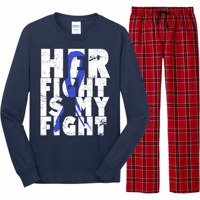 Her Fight ALS  Awareness Long Sleeve Pajama Set