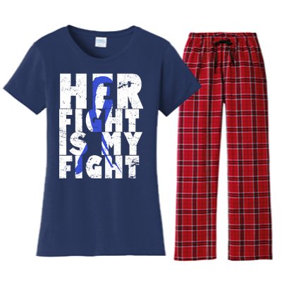 Her Fight ALS  Awareness Women's Flannel Pajama Set