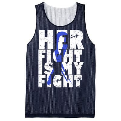 Her Fight ALS  Awareness Mesh Reversible Basketball Jersey Tank