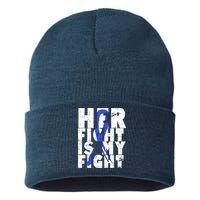 Her Fight ALS  Awareness Sustainable Knit Beanie