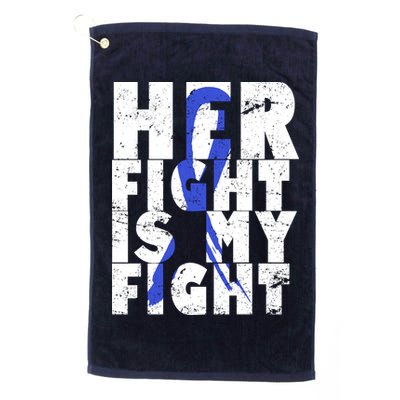 Her Fight ALS  Awareness Golf Towel