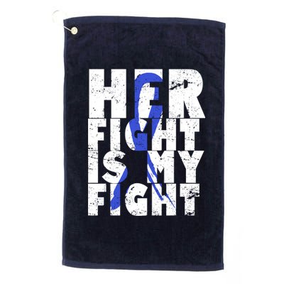 Her Fight ALS  Awareness Platinum Collection Golf Towel