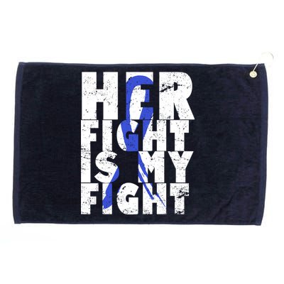 Her Fight ALS  Awareness Grommeted Golf Towel