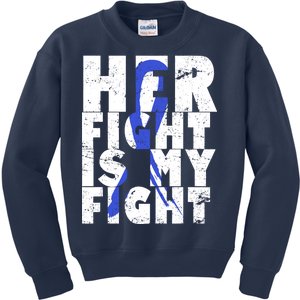 Her Fight ALS  Awareness Kids Sweatshirt