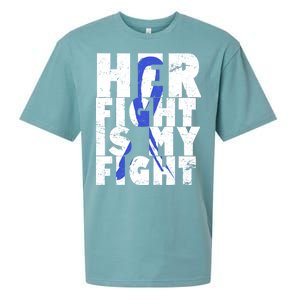 Her Fight ALS  Awareness Sueded Cloud Jersey T-Shirt