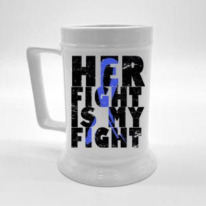 Her Fight ALS  Awareness Beer Stein