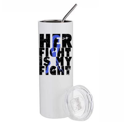 Her Fight ALS  Awareness Stainless Steel Tumbler