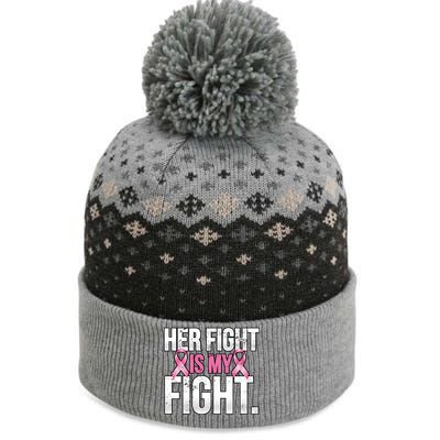 Her Fight Is My Fight The Baniff Cuffed Pom Beanie