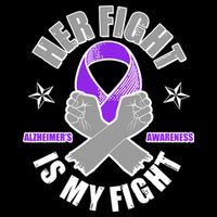 Her Fight Is My Fight Alzheimer's Awareness Hoodie