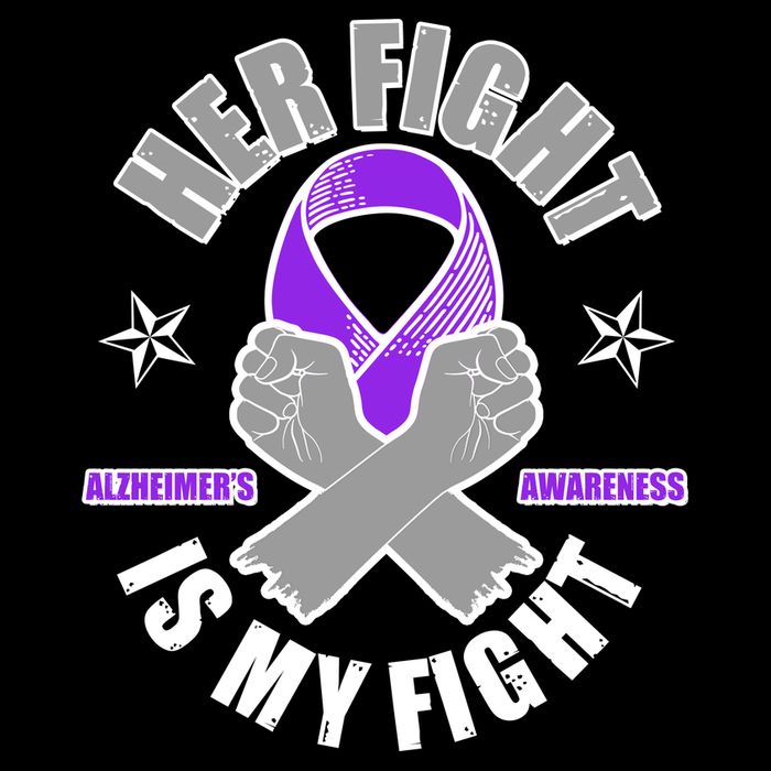 Her Fight Is My Fight Alzheimer's Awareness Hoodie