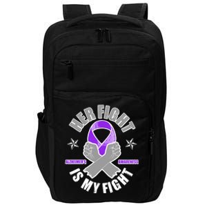 Her Fight Is My Fight Alzheimer's Awareness Impact Tech Backpack