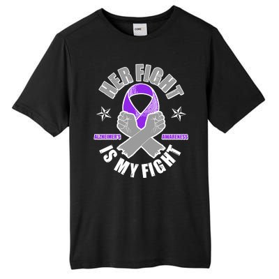 Her Fight Is My Fight Alzheimer's Awareness Tall Fusion ChromaSoft Performance T-Shirt