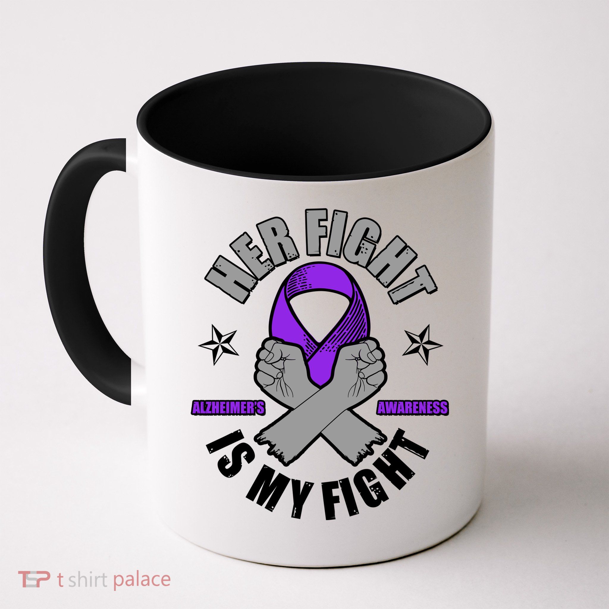 Her Fight Is My Fight Alzheimer's Awareness Mug