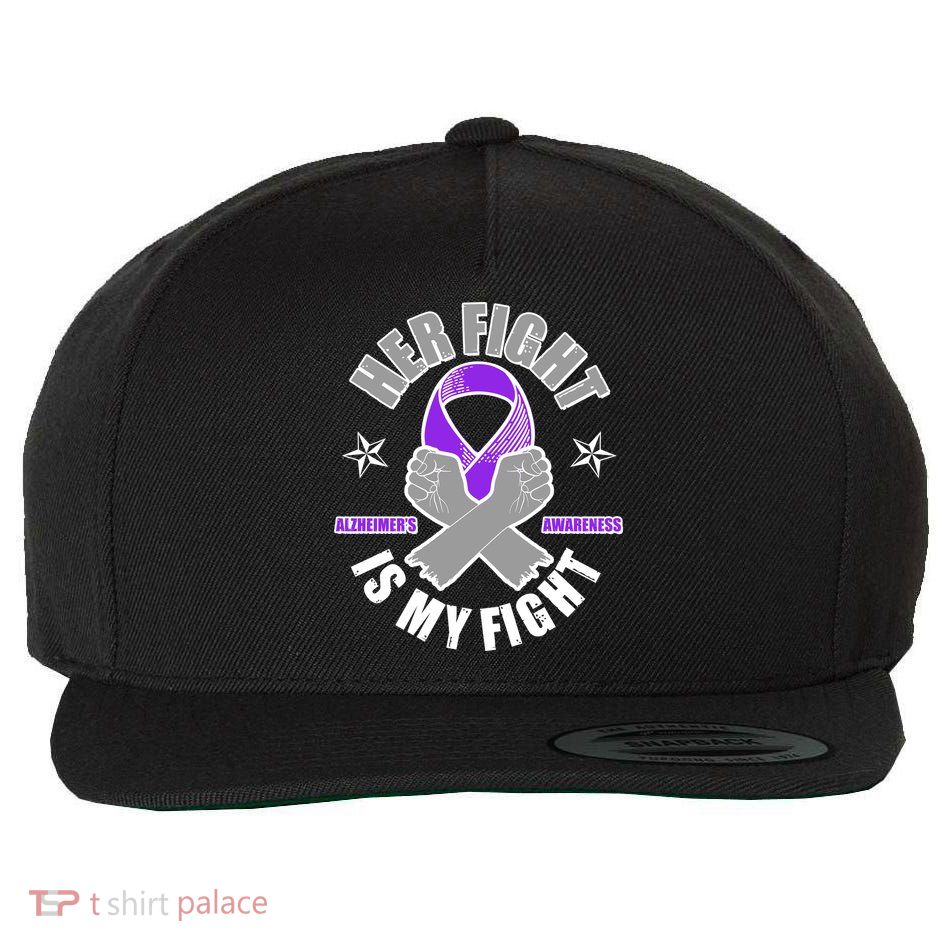 Her Fight Is My Fight Alzheimer's Awareness Wool Snapback Cap