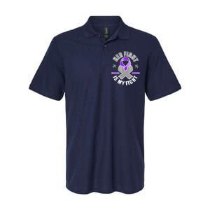 Her Fight Is My Fight Alzheimer's Awareness Softstyle Adult Sport Polo